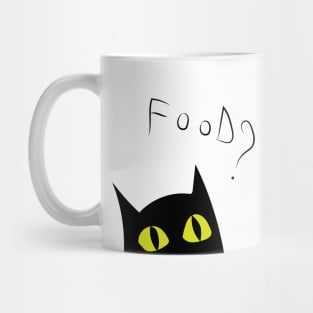 Food? asks the cat Mug